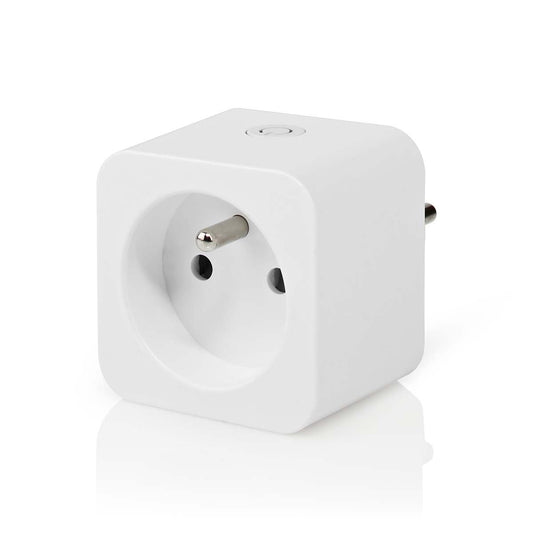 Nedis SmartLife Smart Plug | Wi-Fi | IP21 | Power meter | 3680 W | Type E (CEE 7/6) | 0 - 55 °C | Android™ / IOS | White | 1 pcs