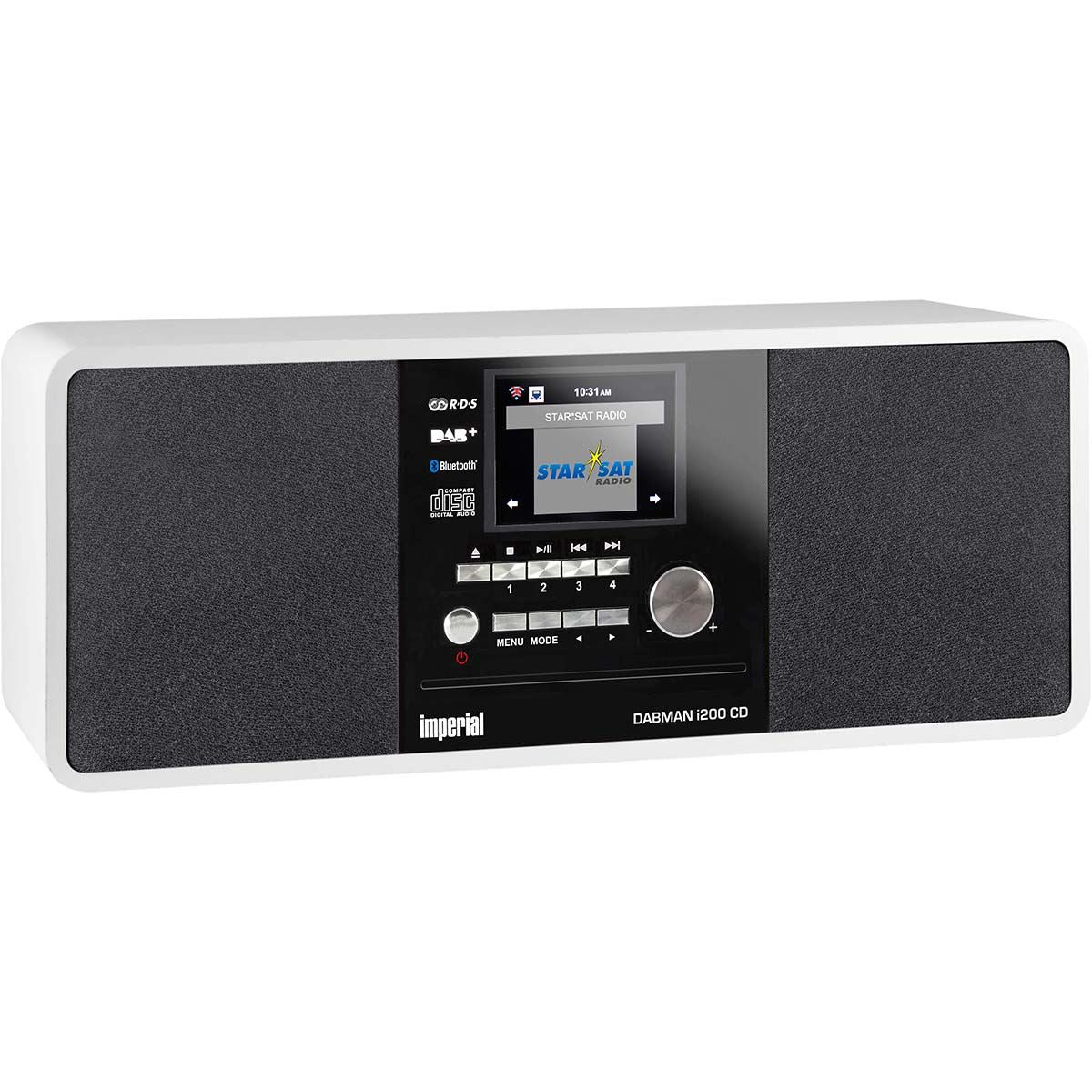 Imperial DABMAN i200 CD Multifunctional Radio DAB+ / FM / Internet / Bluetooth White