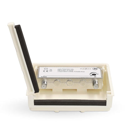 Nedis MAMP26700WT | Mast Amplifier | Number of outputs: 2 | Gain control: 15 - 30 dB | F-Female | Noise figure: 4 dB | White