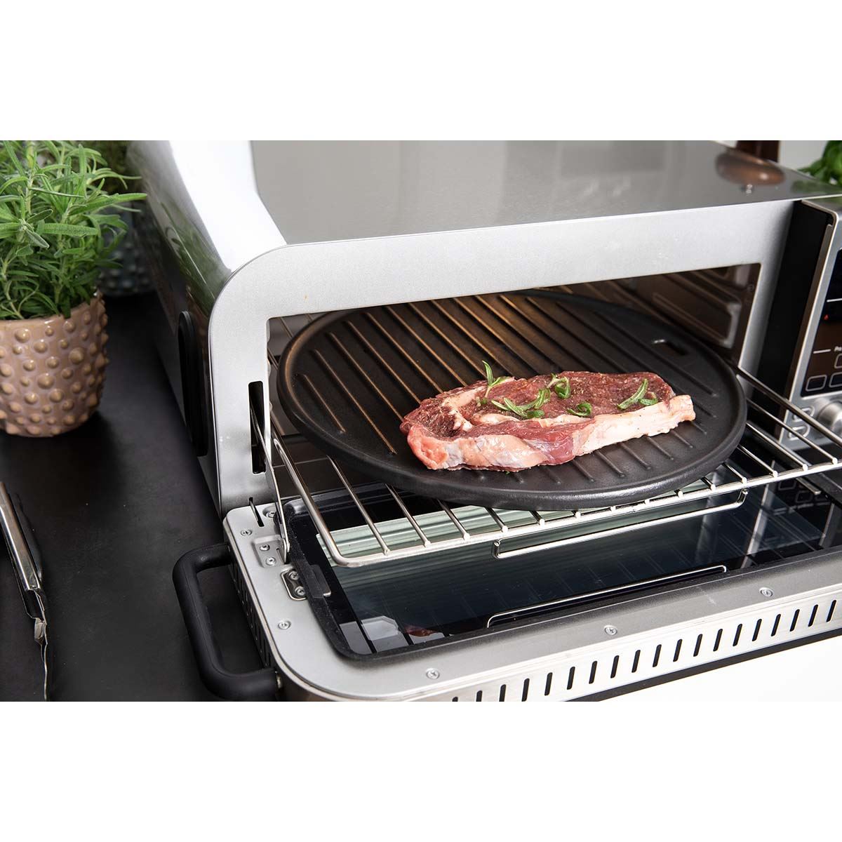Gastronoma 18310019 | Air fryer / Pizza Oven |15 functions | 18L | Stainless Steel | 2000W