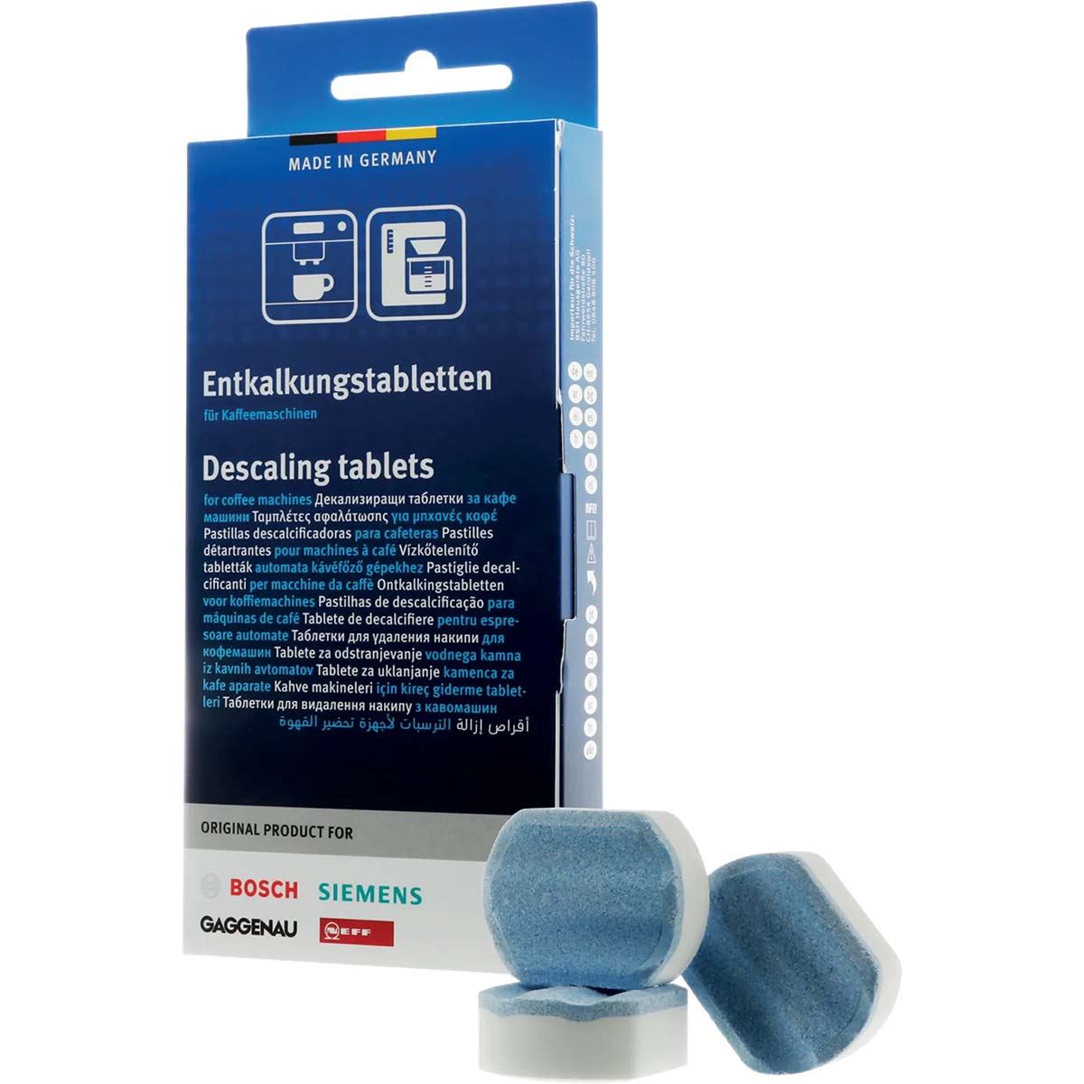Bosch Descaling tablets suitable for fully automatic coffee machines 3x 36 grams