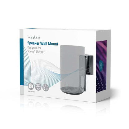 Nedis Speaker Mount | Compatible with: Sonos® Era100 | Wall | 3 kg | Swivel / Tilt | Tiltable | Rotatable | ABS / Metal | Black