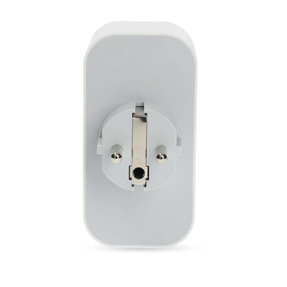 Nedis SmartLife Smart Plug | Wi-Fi | IP21 | Power meter | 3680 W | Type E (CEE 7/6) | 0 - 55 °C | Android™ / IOS | 2-Way | White | 1 pcs