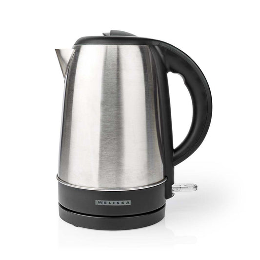 MELISSA Electric Kettle | 1.7 l | 2200 W | Stainless steel | 360° Rotating Base | Concealed Heating Element | Strix® controller | Boil-dry Protection