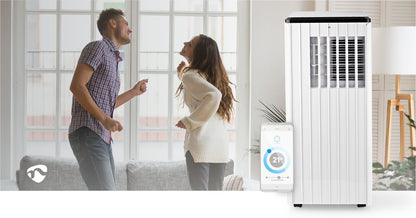 Nedis SmartLife 3-in-1 Air Conditioner | Wi-Fi | 9000 BTU | 80 m³ | Dehumidification | Android™ / IOS | Energy class: A | 3-Speed | 65 dB | White