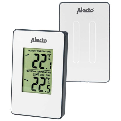 Alecto WS-1050 | Weather Station with Wireless Outdoor Sensor | White