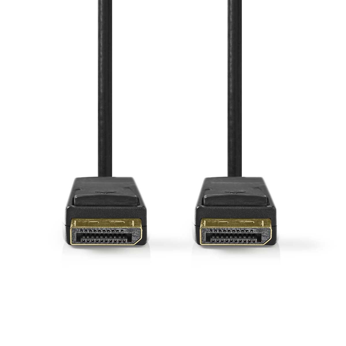 Nedis DisplayPort Cable | DisplayPort Male | DisplayPort Male | 4K@60Hz | Nickel Plated | 2.00 m | Round | PVC | Black | Label