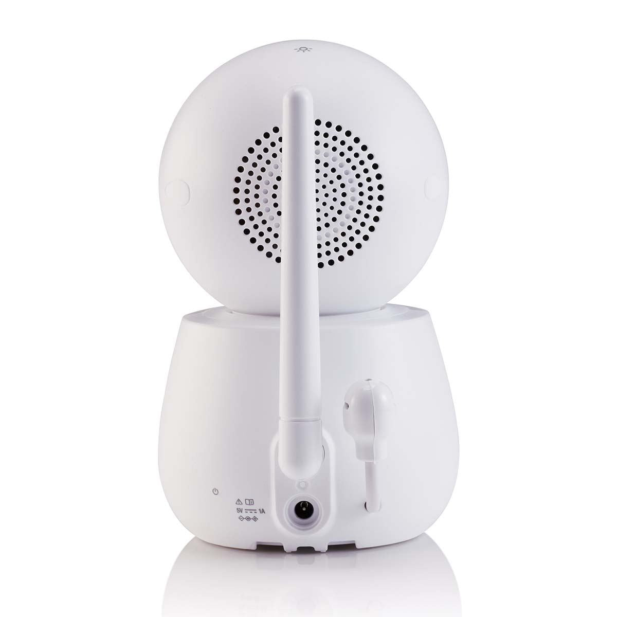 Alecto DVM2043 | Baby Monitor with Camera 4.3-inch Display - Night vision, Night Light, Temperature Display, 16 hours Standby Time | White / Grey