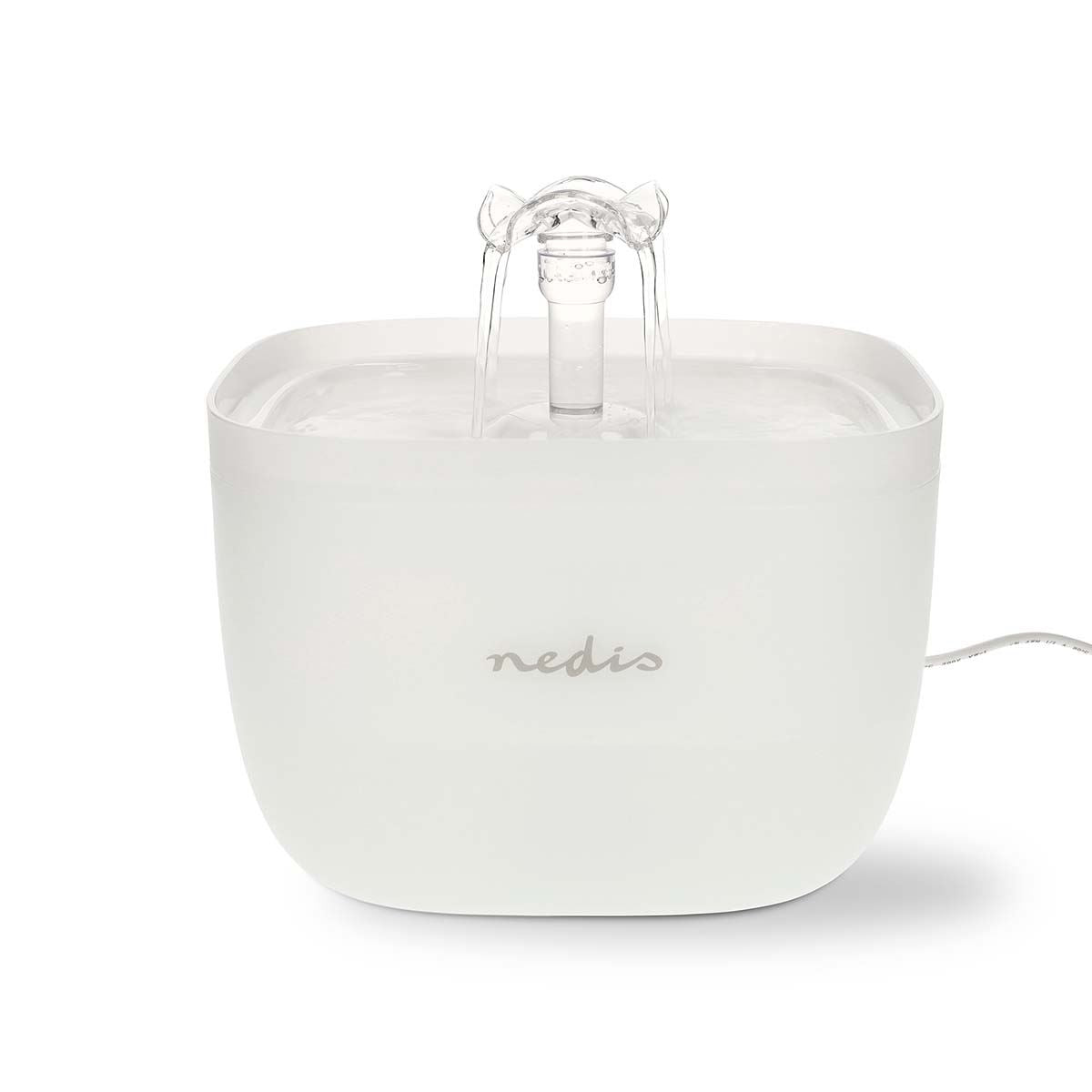 Nedis PETWF21WT | Drinking fountain for cats and dogs | 2.0 l | 40 dB | 1.50 m | Water Fountain | 1 pcs
