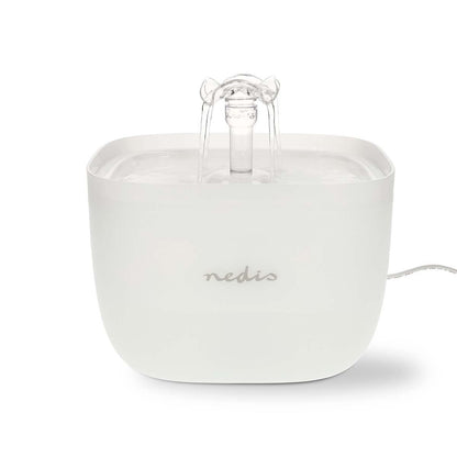 Nedis PETWF21WT | Drinking fountain for cats and dogs | 2.0 l | 40 dB | 1.50 m | Water Fountain | 1 pcs
