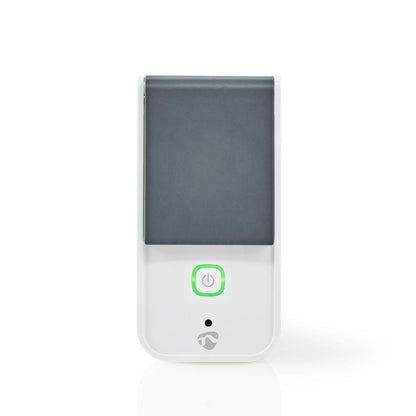 Nedis SmartLife Smart Plug | Wi-Fi | IP44 | Power meter | 3680 W | Type E (CEE 7/6) | -30 - 40 °C | Android™ / IOS | Grey / White | 1 pcs