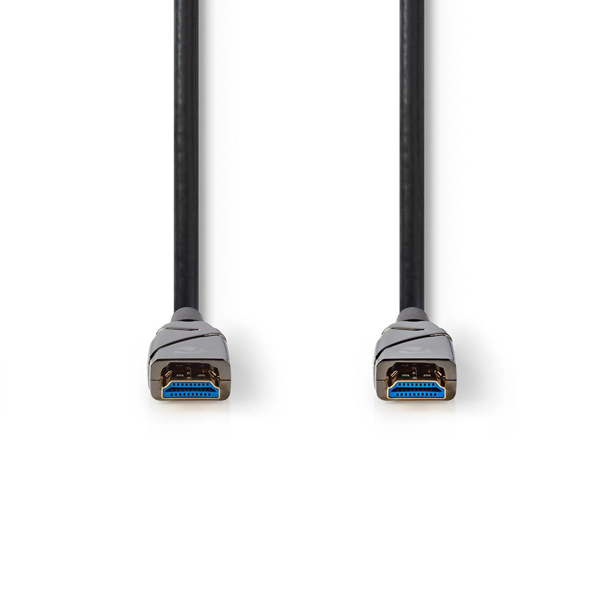 Nedis Active Optical High Speed HDMI™ Cable with Ethernet | HDMI™ Connector | HDMI™ Connector | 4K@60Hz | 18 Gbps | 100.0 m | Round | PVC | Black | Gift Box