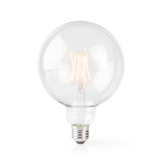 Nedis SmartLife LED Filament Bulb | Wi-Fi | E27 | 500 lm | 5 W | Warm White | 2700 K | Glass | Android™ / IOS | G125 | 1 pcs
