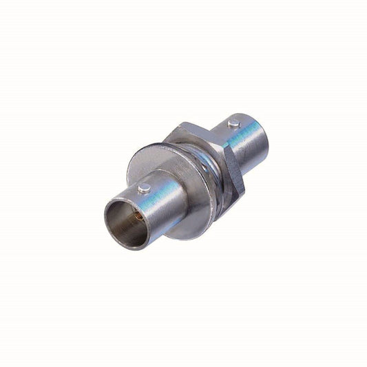 Neutrik Grounded BNC bulkhead for panel mount, feedthrough, grounded