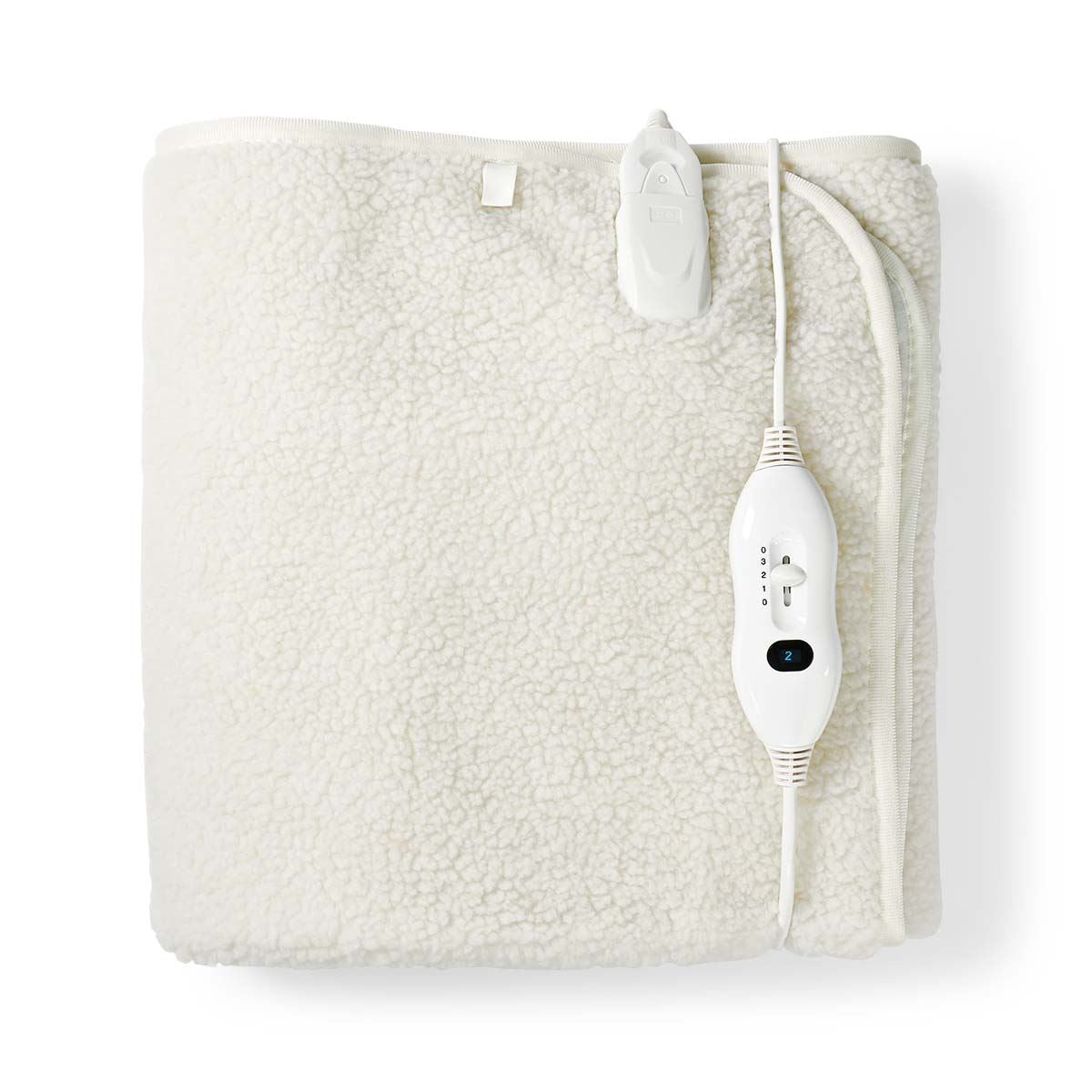 Nedis Electric Blanket | Underblanket | 1 Person | 150 x 80 cm | 3 Heat Settings | Washable | Overheating protection | Polyester / Synthetic