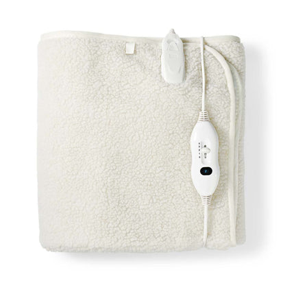 Nedis Electric Blanket | Underblanket | 1 Person | 150 x 80 cm | 3 Heat Settings | Washable | Overheating protection | Polyester / Synthetic