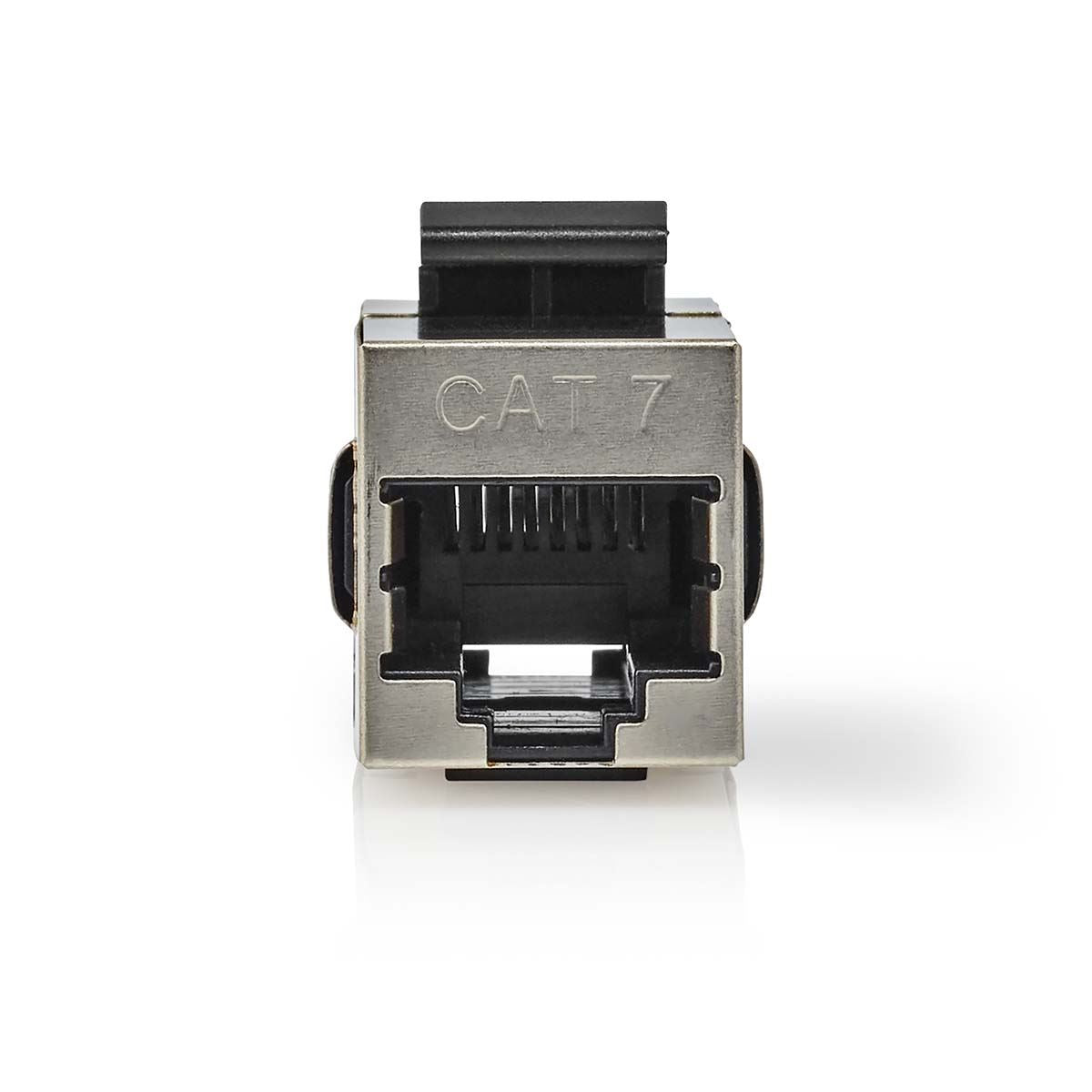 Nedis Network Coupler | CAT6a / CAT7 | Shielded | RJ45 Female | RJ45 Female | Straight | Metal | Box