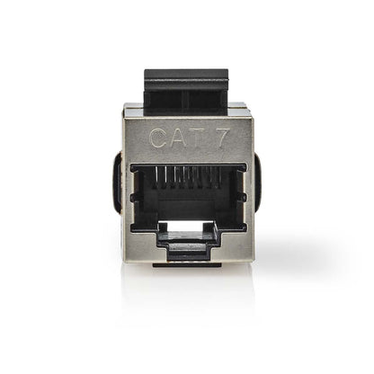 Nedis Network Coupler | CAT6a / CAT7 | Shielded | RJ45 Female | RJ45 Female | Straight | Metal | Box