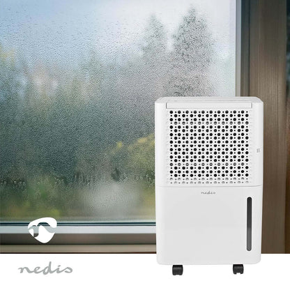 Nedis Dehumidifier | 10 l/Day | Dehumidification / Automatic / Dry laundry / Ventilation | Yes | 100 m³/h