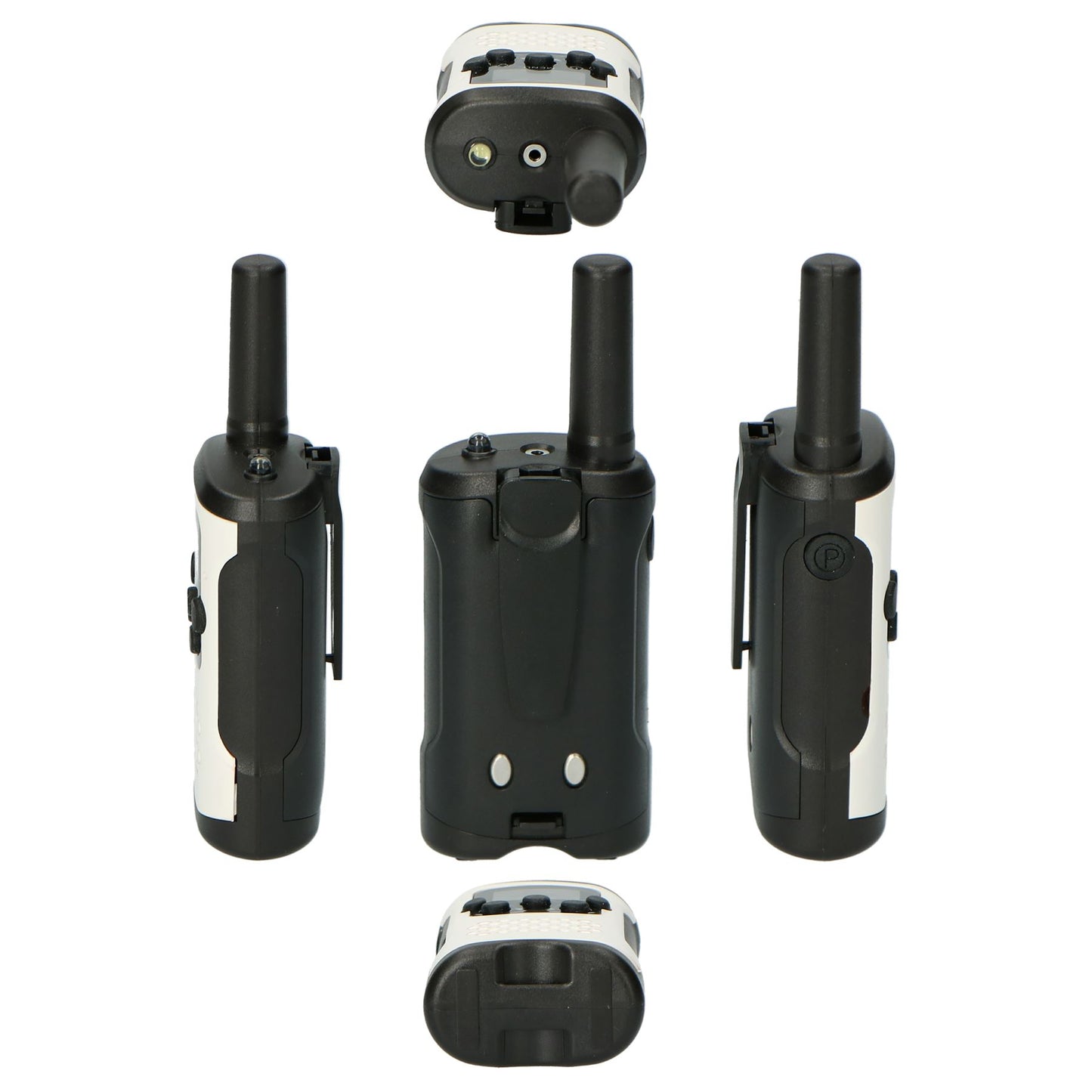 Alecto Walkie-Talkie Set | 2 Handsets | Up to 7 km | Frequency channels: 8 | VOX | up to 3 Hours | Black / White