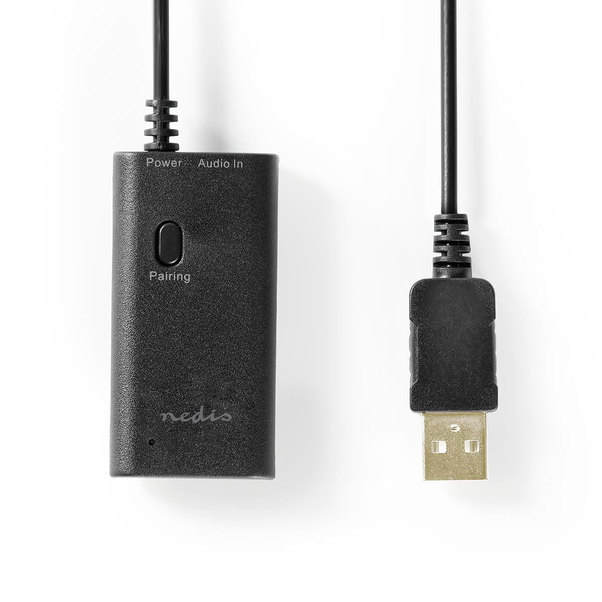 Nedis Bluetooth® Transmitter | Connection input: 1x 3.5 mm | AptX ™ Low latency / AptX™ / SBC | Up to 2 Devices | Black