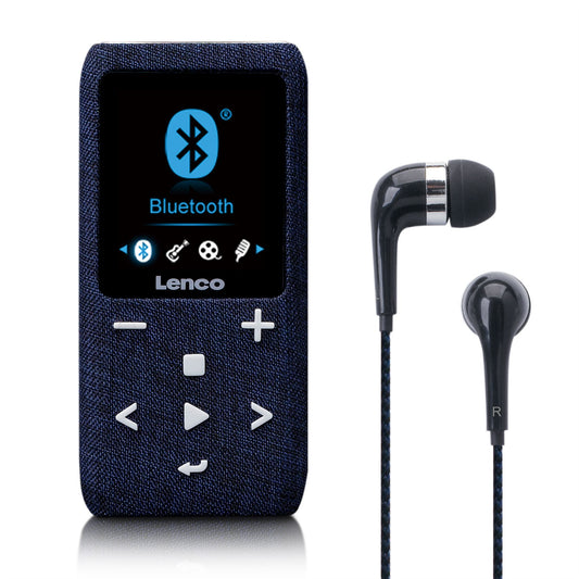 Lenco XEMIO-861BU | MP3/MP4 Player | Bluetooth® | 8GB | Micro SD Card Expansion | Blue