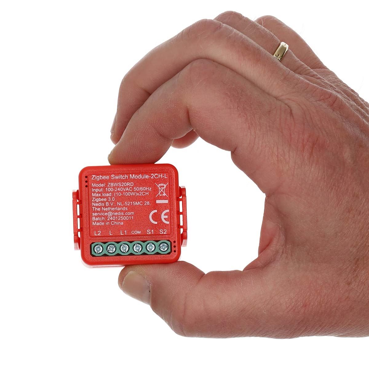 Nedis SmartLife Garage Door Smart Power Switch | Zigbee 3.0 | 2x100 W | Terminal Connection | App available for: Android™ / IOS