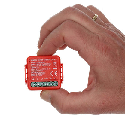 Nedis SmartLife Garage Door Smart Power Switch | Zigbee 3.0 | 2x100 W | Terminal Connection | App available for: Android™ / IOS