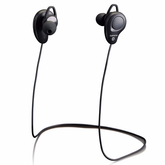 Lenco EPB-015BK | Sports Bluetooth® | Rechargable In-Ear Earphones | Black