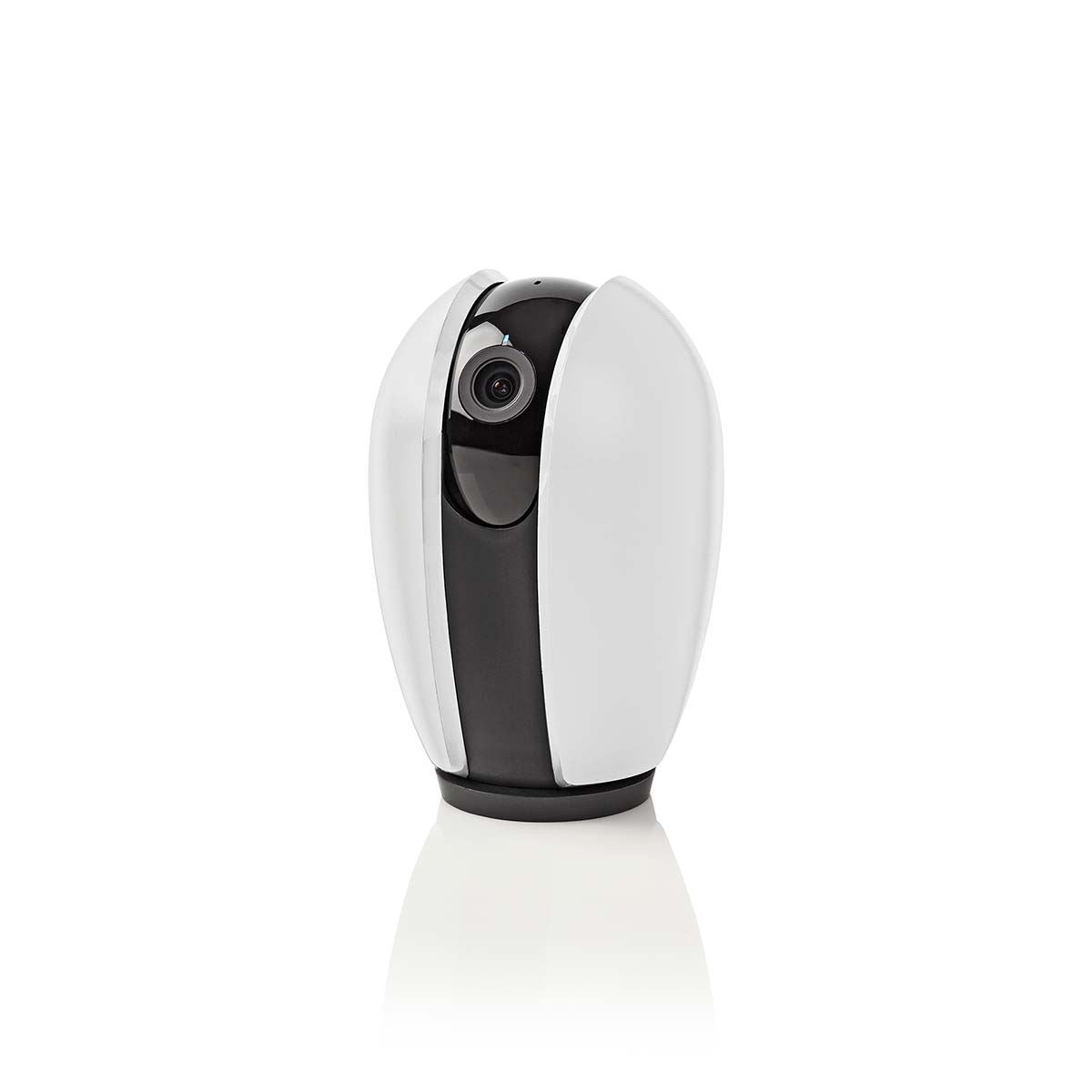 Nedis SmartLife Indoor Camera | Wi-Fi | Full HD 1080p | Pan tilt | Cloud Storage (optional) / microSD (not included) | With motion sensor | Night vision | Dark Grey / White