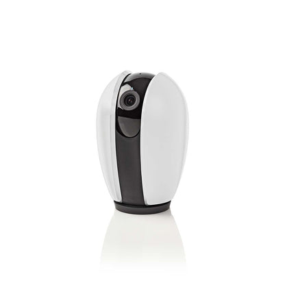 Nedis SmartLife Indoor Camera | Wi-Fi | Full HD 1080p | Pan tilt | Cloud Storage (optional) / microSD (not included) | With motion sensor | Night vision | Dark Grey / White