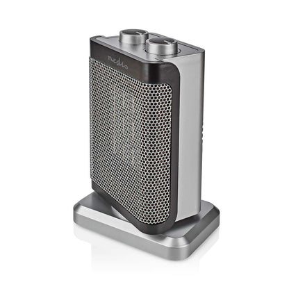 Nedis Ceramic PTC Fan Heater | 1000 / 1500 W | 2 Heat Modes | Adjustable thermostat | Rotates automatically | Overheating protection | Fall over protection