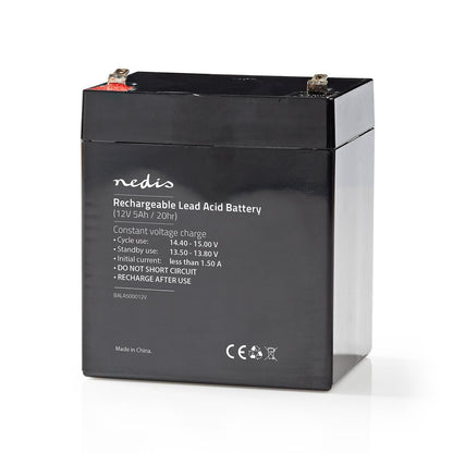 Nedis Battery | Lead-Acid | Rechargeable | 12 V | 5000 mAh