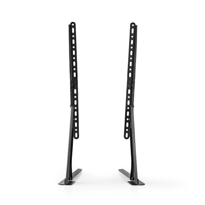Nedis Fixed TV Desk Stand | 13 - 70 " | Maximum supported screen weight: 50 kg | Adjustable pre-fixed heights | Steel | Black