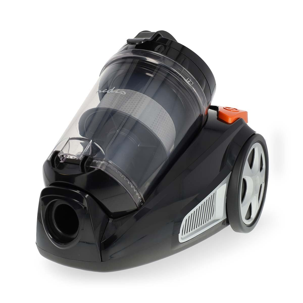 Nedis Bagless Vacuum Cleaner | Bagless | 700 W | Dust capacity: 3.0 l | Combi Brush | Action radius: 8.50 m | HEPA air filter | Anthracite / Black / Orange