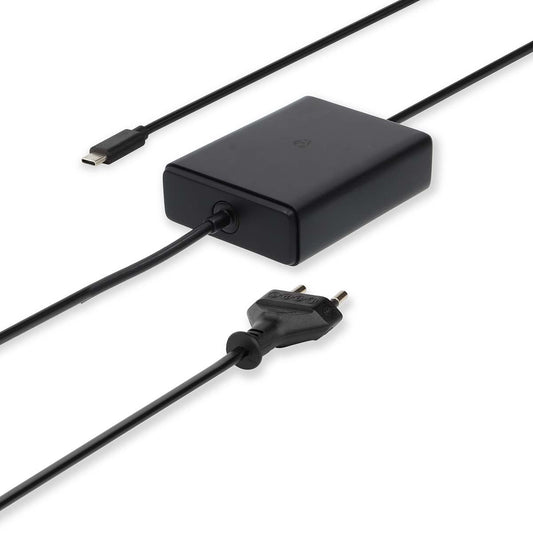 Nedis Notebook Adapter | GaN | 45 W | 5 / 9 / 12 / 15 / 20 V DC | 2.25 / 2.33 / 2.92 / 3.0 A | Used for: Notebook / Smartphone / Tablet | Euro / Type-C (CEE 7/16)