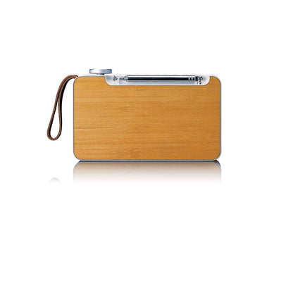 Lenco PDR-040EF | Portable DAB+ FM Radio with Bluetooth® Speaker | Bamboo