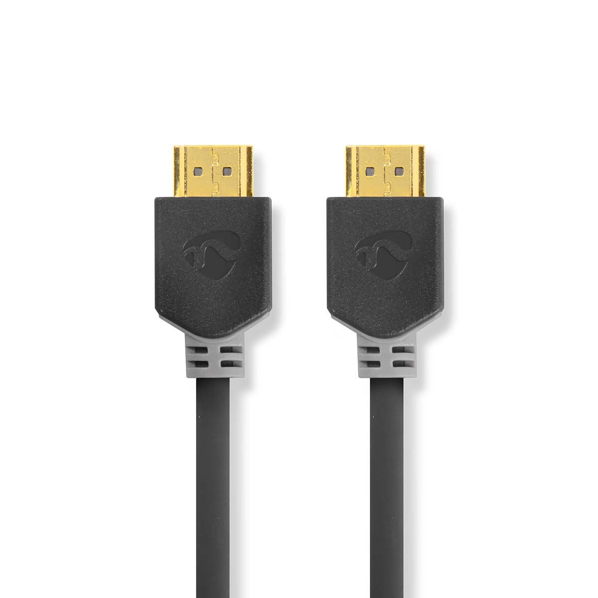 Nedis High Speed HDMI™ Cable with Ethernet | HDMI™ Connector | HDMI™ Connector | 4K@60Hz | ARC | 18 Gbps | 0.50 m | Round | PVC | Anthracite | Window Box