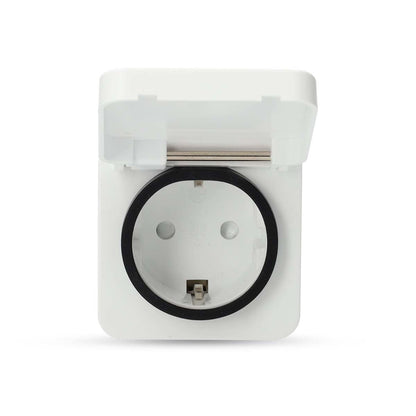 Nedis SmartLife Smart Plug | Wi-Fi | IP44 | 3680 W | Plug with earth contact | -25 - 55 °C | Android™ / IOS | Grey / White | 1 pcs