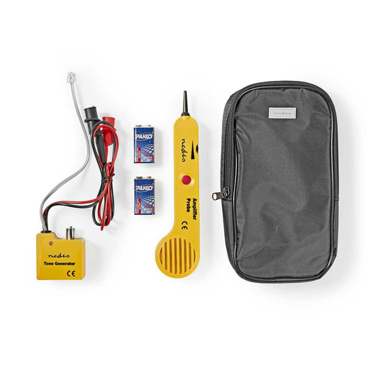 Nedis PC and Multimedia cable tester | Tone generator | LED indicator | Headphone connection | Battery Powered