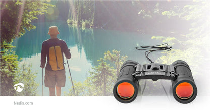 Nedis Binocular | Magnification: 8 x | Objective lens diameter: 21 mm | Field of view: 128 m | Travel bag included | Black