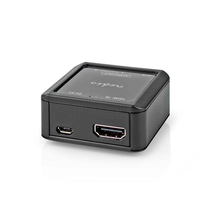 Nedis Digital Audio Converter | 1-way | Connection input: HDMI™ Input | Connection output: 2x (2x RCA Female) / 3.5 mm | Automatic | Anthracite