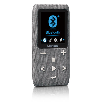 Lenco XEMIO-861GY | MP3/MP4 Player | Bluetooth® | 8GB | Micro SD Card Expansion | Grey