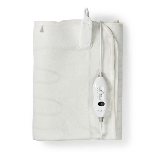 Nedis Electric Blanket | Underblanket | 1 Person | 150 x 80 cm | 3 Heat Settings | Washable | Overheating protection | Polyester