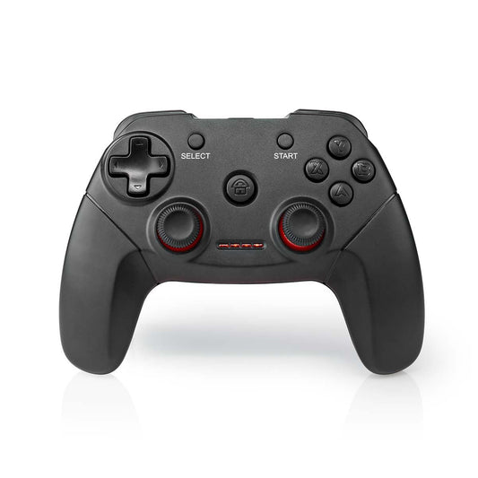 Nedis Gamepad | Wireless | Battery Powered | PC | Number of buttons: 11 | Cable length: 1.00 m | Black