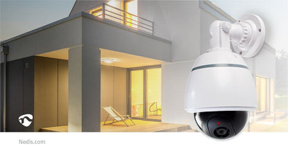 Nedis Dummy Security Camera | Dome | Battery Powered | Indoor | White