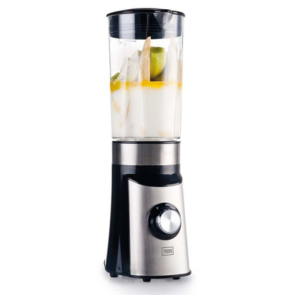 Trebs 99242 | Smoothie-to-go | Pro drinking cup Comfortjuicer | 450 ml | School, Work or Gym | Black