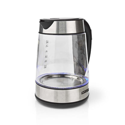 MELISSA Digital Electric Kettle | 1.7 l | 2200 W | Glass | 50/70/80/90/100 °C Presets | 360° pirouette base | Concealed heating element | Strix® controller | Keep-warm function | Boil-dry protection