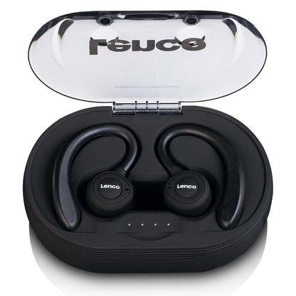 Lenco EPB-460BK | Sport IPX5 TWS Bluetooth® | Rechargable In-Ear Earphones | Black