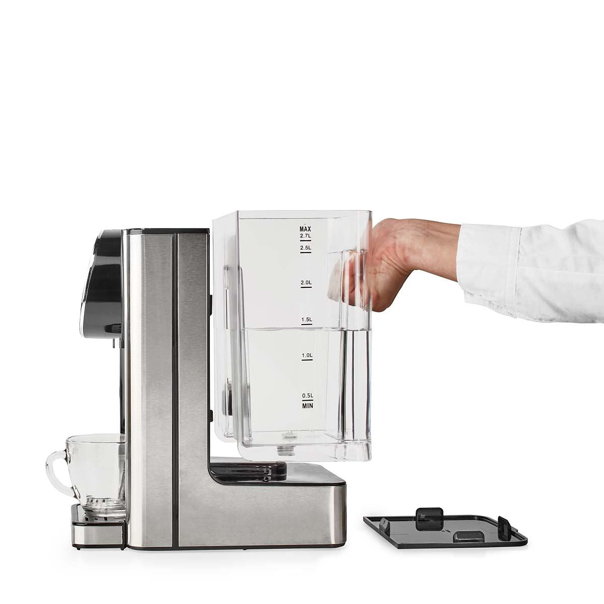Nedis KAWD310FBK Hot Water Dispenser | 2600 W | 2.7 l | Aluminium / Black